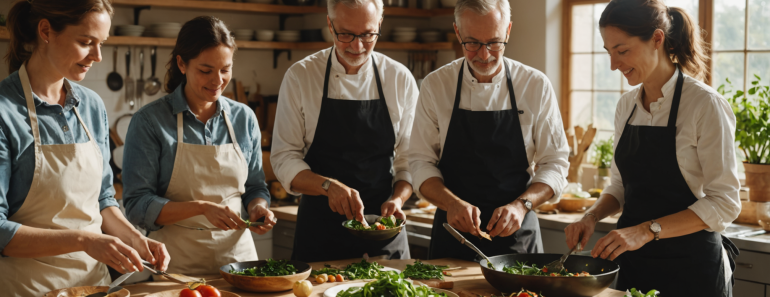 découvrez notre cours express alliant apprentissage des langues et immersion dans la cuisine locale. idéal pour vivre une expérience culturelle enrichissante et développer vos compétences linguistiques tout en savourant des plats traditionnels.