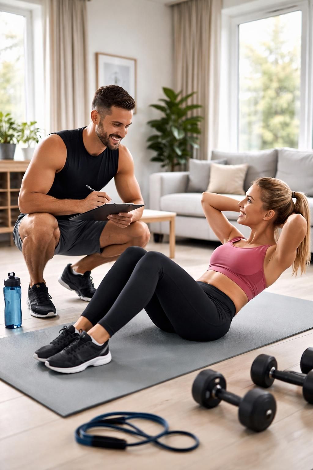 offrez-vous des cours particuliers de sport à domicile avec un coaching personnalisé en fitness, yoga et préparation physique pour atteindre vos objectifs en toute sérénité.